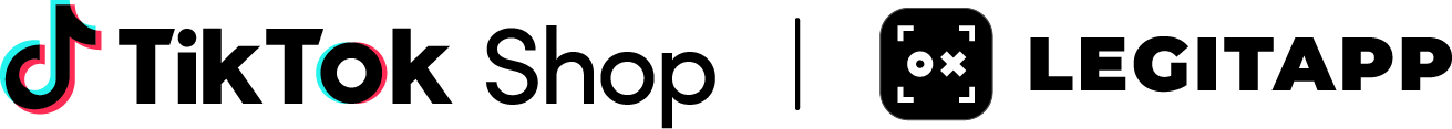TikTok Shop-logo (zwarte tekst)